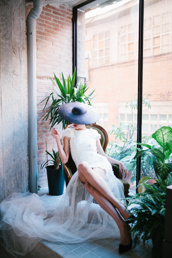 Una novia romántica y urbana